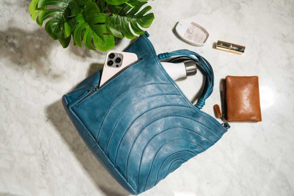 leather bag with accessories from Latico Leathers laticoleathers.com